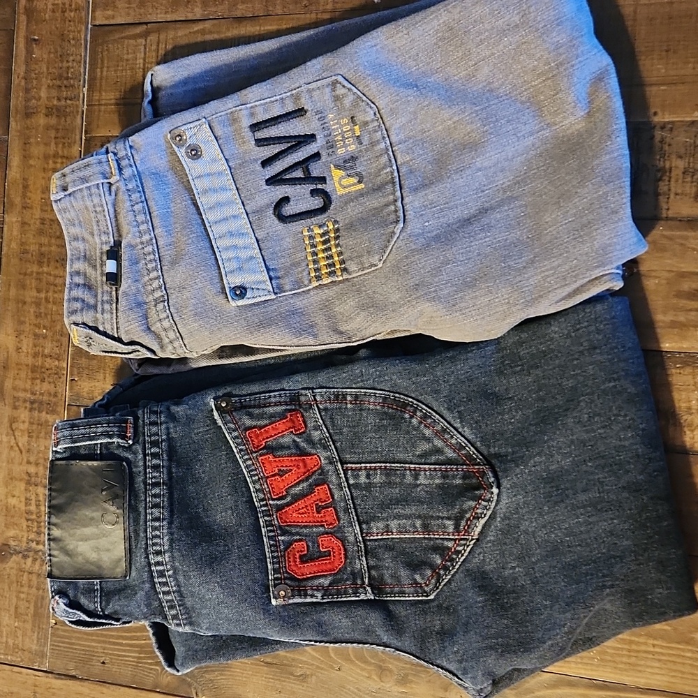 Cavi Deisnger Jeans Relaxed Fit 2 Pairs Boys Size 8 (26)